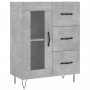Aparador de madera de ingeniería gris hormigón 69,5x34x90 cm de , Aparadores - Ref: Foro24-828040, Precio: 92,37 €