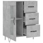 Aparador de madera de ingeniería gris hormigón 69,5x34x90 cm von , Sideboards - Ref: Foro24-828040, Preis: 91,32 €, Rabatt: %