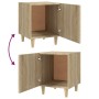 Mesitas de noche 2 uds madera contrachapada color roble Sonoma by , Nightstands - Ref: Foro24-812049, Price: 67,59 €, Discoun...