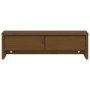 Soporte de monitor madera maciza pino marrón miel 50x27x15 cm von , Computersockel und -erhöhungen - Ref: Foro24-813957, Prei...