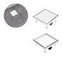 Desagüe de ducha cubierta inserción suelo acero inox. 23x23 cm by , Drains - Ref: Foro24-145995, Price: 49,88 €, Discount: %