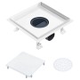 Desagüe de ducha cubierta inserción suelo acero inox. 23x23 cm by , Drains - Ref: Foro24-145995, Price: 49,88 €, Discount: %
