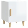 Mesita de noche madera contrachapada blanco brillante de , Mesitas de noche - Ref: Foro24-812054, Precio: 41,41 €, Descuento: %