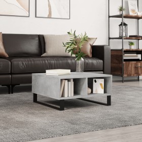 Mesa de centro madera de ingeniería gris hormigón 60x60x30 cm de , Mesas de centro - Ref: Foro24-827048, Precio: 52,94 €, Des...