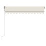 Cremefarbene automatische einziehbare Markise 300 x 250 cm von vidaXL, Markisen - Ref: Foro24-3068867, Preis: 290,42 €, Rabat...
