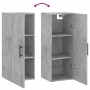Armario de pared gris hormigón 34,5x34x90 cm de , Aparadores - Ref: Foro24-828880, Precio: 47,69 €, Descuento: %