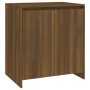 Aparador de madera contrachapada marrón roble 70x41x75 cm de , Aparadores - Ref: Foro24-813004, Precio: 83,72 €, Descuento: %
