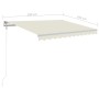 Cremefarbene automatische einziehbare Markise 300 x 250 cm von vidaXL, Markisen - Ref: Foro24-3068867, Preis: 290,42 €, Rabat...