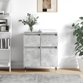 Aparador de madera contrachapada gris hormigón 60x35x70 cm de , Aparadores - Ref: Foro24-831112, Precio: 65,82 €