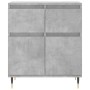 Aparador de madera contrachapada gris hormigón 60x35x70 cm de , Aparadores - Ref: Foro24-831112, Precio: 65,82 €
