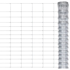Valla de jardín de acero galvanizado plateado 50x1,6 m von , Zaunpaneele - Ref: Foro24-149492, Preis: 102,21 €, Rabatt: %