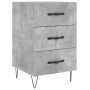 Mesita de noche madera de ingeniería gris hormigón 40x40x66 cm by , Nightstands - Ref: Foro24-827656, Price: 59,52 €, Discoun...