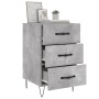 Mesita de noche madera de ingeniería gris hormigón 40x40x66 cm by , Nightstands - Ref: Foro24-827656, Price: 59,52 €, Discoun...