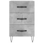 Mesita de noche madera de ingeniería gris hormigón 40x40x66 cm by , Nightstands - Ref: Foro24-827656, Price: 59,52 €, Discoun...