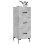 Aparador de madera contrachapada gris hormigón 34,5x34x90 cm von , Sideboards - Ref: Foro24-828608, Preis: 72,98 €, Rabatt: %
