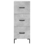 Aparador de madera contrachapada gris hormigón 34,5x34x90 cm von , Sideboards - Ref: Foro24-828608, Preis: 72,98 €, Rabatt: %