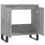 Armario de baño madera de ingeniería gris hormigón 58x33x60 cm de , Muebles de baño - Ref: Foro24-831592, Precio: 67,22 €, De...