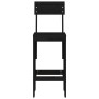 Taburetes de cocina 2 uds madera de pino negro 40x48,5x115,5 cm von , Gartenstühle - Ref: Foro24-825363, Preis: 112,68 €, Rab...