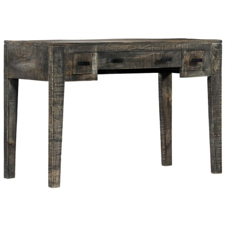 Escritorio de madera maciza de mango negro 110x50x75 cm de , Escritorios - Ref: Foro24-247913, Precio: 254,25 €, Descuento: %