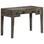 Escritorio de madera maciza de mango negro 110x50x75 cm de , Escritorios - Ref: Foro24-247913, Precio: 254,25 €, Descuento: %