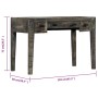 Escritorio de madera maciza de mango negro 110x50x75 cm de , Escritorios - Ref: Foro24-247913, Precio: 254,25 €, Descuento: %
