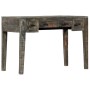 Escritorio de madera maciza de mango negro 110x50x75 cm de , Escritorios - Ref: Foro24-247913, Precio: 254,25 €, Descuento: %