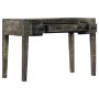 Escritorio de madera maciza de mango negro 110x50x75 cm de , Escritorios - Ref: Foro24-247913, Precio: 254,25 €, Descuento: %