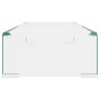 Soporte para TV/Elevador monitor cristal claro 60x25x11 cm von , TV-Möbel - Ref: Foro24-244127, Preis: 64,72 €, Rabatt: %