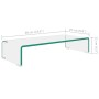 Soporte para TV/Elevador monitor cristal claro 60x25x11 cm von , TV-Möbel - Ref: Foro24-244127, Preis: 64,72 €, Rabatt: %