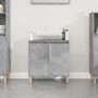 Armario de lavabo madera contrachapada gris hormigón 58x33x60cm de , Tocadores de baño - Ref: Foro24-821256, Precio: 53,95 €,...