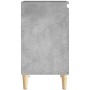 Armario de lavabo madera contrachapada gris hormigón 58x33x60cm de , Tocadores de baño - Ref: Foro24-821256, Precio: 53,95 €,...