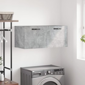 Armario de pared madera ingeniería gris hormigón 80x36,5x35 cm von , Schließfächer und Lagerschränke - Ref: Foro24-830072, Pr...