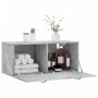 Armario de pared madera ingeniería gris hormigón 80x36,5x35 cm by , Lockers and storage cabinets - Ref: Foro24-830072, Price:...