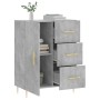Aparador de madera de ingeniería gris hormigón 69,5x34x90 cm de , Aparadores - Ref: Foro24-827904, Precio: 90,98 €, Descuento: %