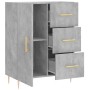 Aparador de madera de ingeniería gris hormigón 69,5x34x90 cm de , Aparadores - Ref: Foro24-827904, Precio: 90,98 €, Descuento: %