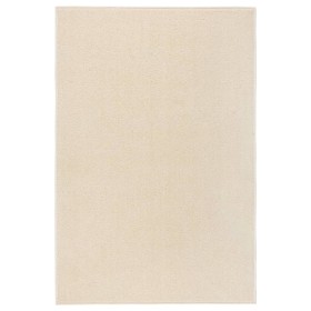 Alfombra de pelo corto crema 160x230 cm de , Alfombras - Ref: Foro24-340373, Precio: 79,55 €, Descuento: %