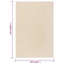 Alfombra de pelo corto crema 160x230 cm von , Teppiche - Ref: Foro24-340373, Preis: 77,26 €, Rabatt: %