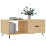 Mesa de centro madera contrachapada roble Sonoma 90x50x40 cm by , Coffee table - Ref: Foro24-829183, Price: 55,25 €, Discount: %