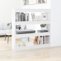 Estantería/divisor de espacios blanco brillante 100x30x103 cm von , Bücherregale und Regale - Ref: Foro24-811751, Preis: 86,4...