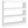 Estantería/divisor de espacios blanco brillante 100x30x103 cm von , Bücherregale und Regale - Ref: Foro24-811751, Preis: 86,4...