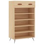 Zapatero madera de ingeniería roble Sonoma 60x35x105 cm de , Armarios y almacenamiento - Ref: Foro24-829583, Precio: 73,01 €,...