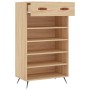 Zapatero madera de ingeniería roble Sonoma 60x35x105 cm de , Armarios y almacenamiento - Ref: Foro24-829583, Precio: 73,01 €,...