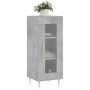 Aparador de madera contrachapada gris hormigón 34,5x34x90 cm de , Aparadores - Ref: Foro24-828784, Precio: 56,14 €, Descuento: %