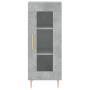 Aparador de madera contrachapada gris hormigón 34,5x34x90 cm de , Aparadores - Ref: Foro24-828784, Precio: 56,14 €, Descuento: %