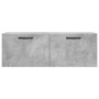 Armario de pared madera ingeniería gris hormigón 100x36,5x35 cm de , Taquillas y armarios de almacenamiento - Ref: Foro24-830...