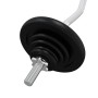 Juego de barra con discos 30 kg hierro fundido y acero cromado de , Peso libre - Ref: Foro24-93628, Precio: 133,23 €, Descuen...