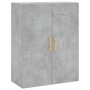 Armario de pared gris hormigón 69,5x34x90 cm by , Sideboards - Ref: Foro24-828416, Price: 78,36 €, Discount: %