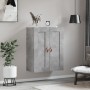 Armario de pared madera ingeniería gris hormigón 69,5x34x90 cm de , Aparadores - Ref: Foro24-830360, Precio: 69,67 €, Descuen...