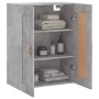 Armario de pared madera ingeniería gris hormigón 69,5x34x90 cm de , Aparadores - Ref: Foro24-830360, Precio: 69,67 €, Descuen...