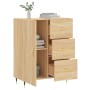 Aparador de madera de ingeniería roble Sonoma 69,5x34x90 cm von , Sideboards - Ref: Foro24-827895, Preis: 75,61 €, Rabatt: %